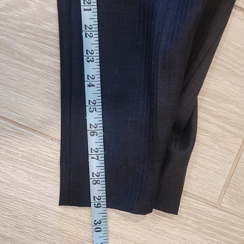 Calvin Klein Men's Pin Stripe Two Button Formal Suit - Picture 13 of 16